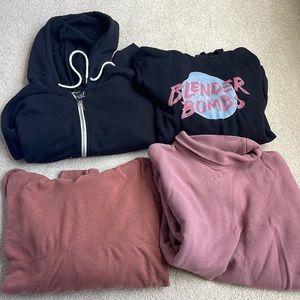 Sweatshirt/hoodie bundle
